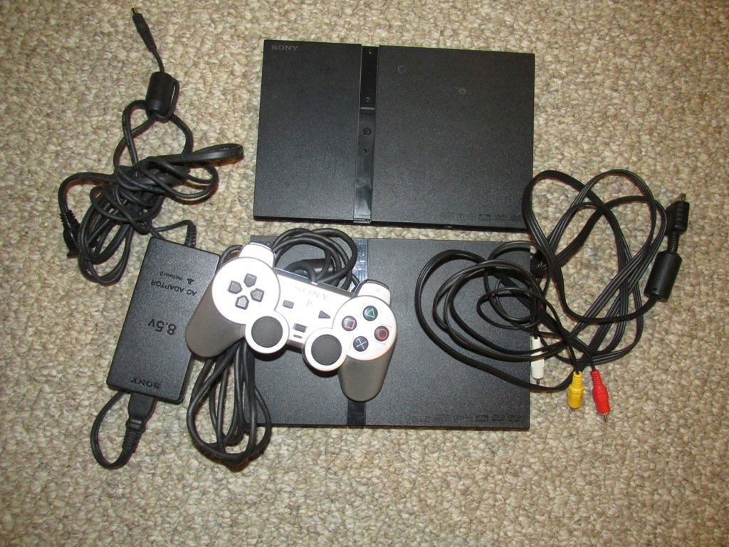 2 PlayStation 2 slim System (1 of 1)