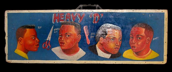 Barbershop Placard 'Heavy 'D''