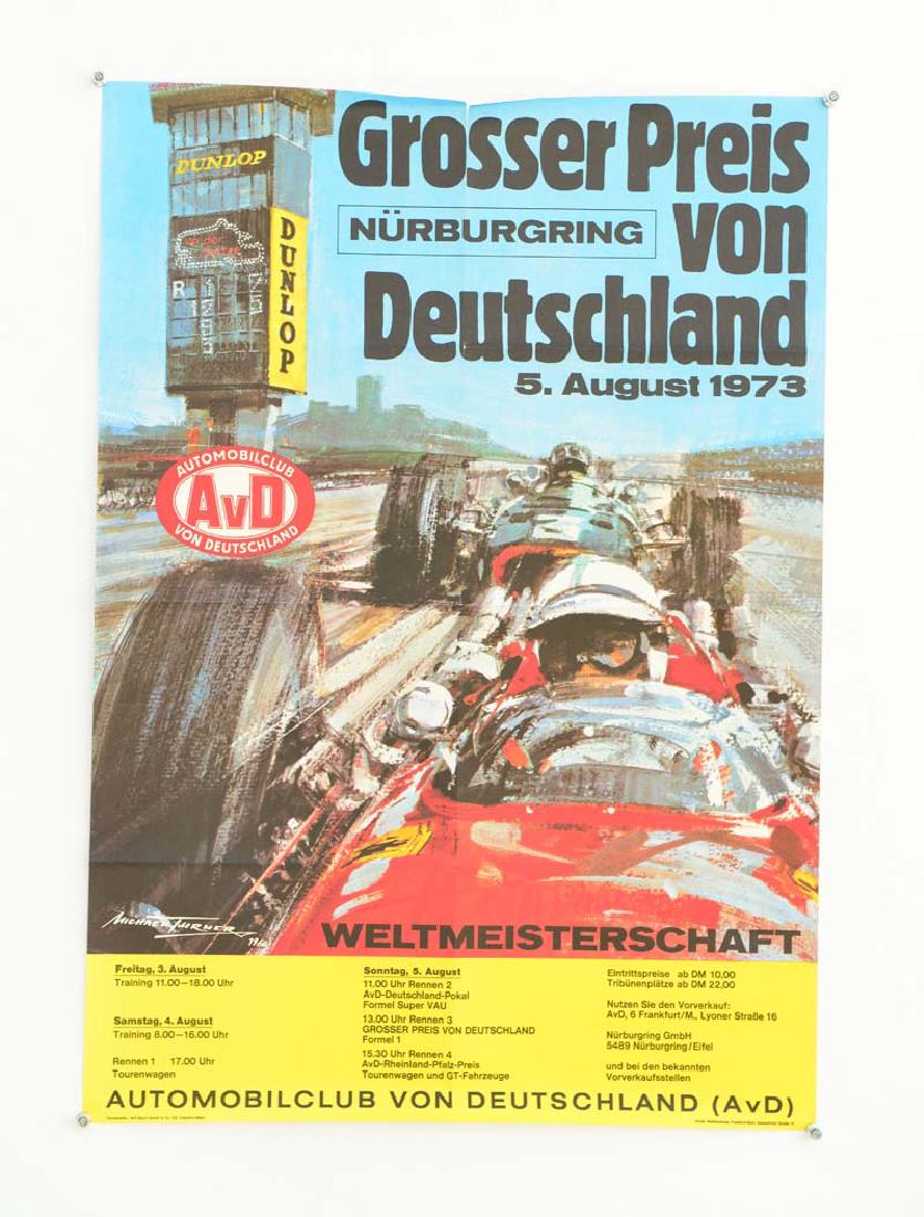 6 Plakate: Autorennen 5x 70er Jahre + 1x 80er Jahre (1 of 3)