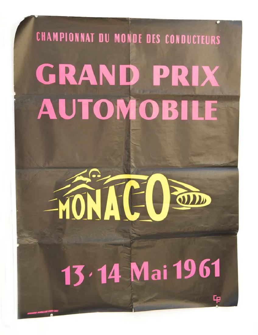 Plakat "Grand Prix Automobile MONACO 1961" (1 of 1)