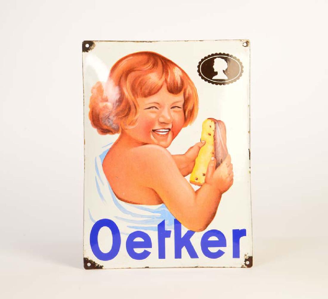 Emailleschild "Dr. Oetker" (1 of 1)