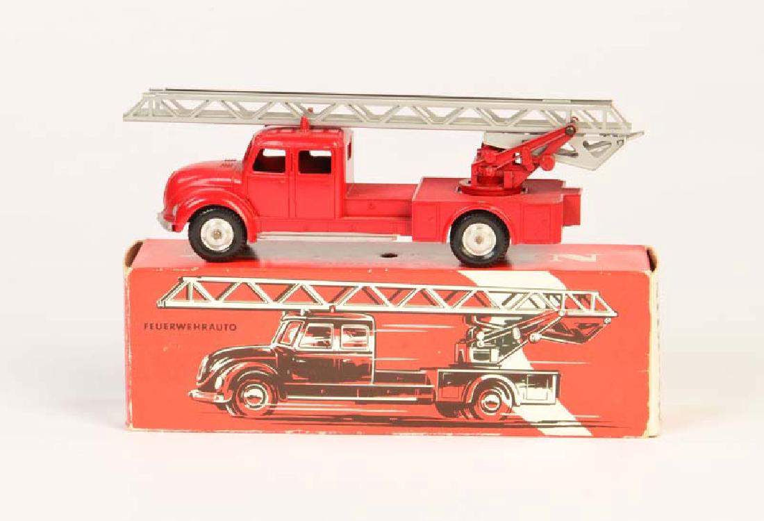 Marklin, Magirus Feuerwehrleiterwagen No 23: Marklin, Magirus Feuerwehrleiterwagen No 23, W.-Germany, 1:43, Druckguss, Okt Z 1-2, Z 1