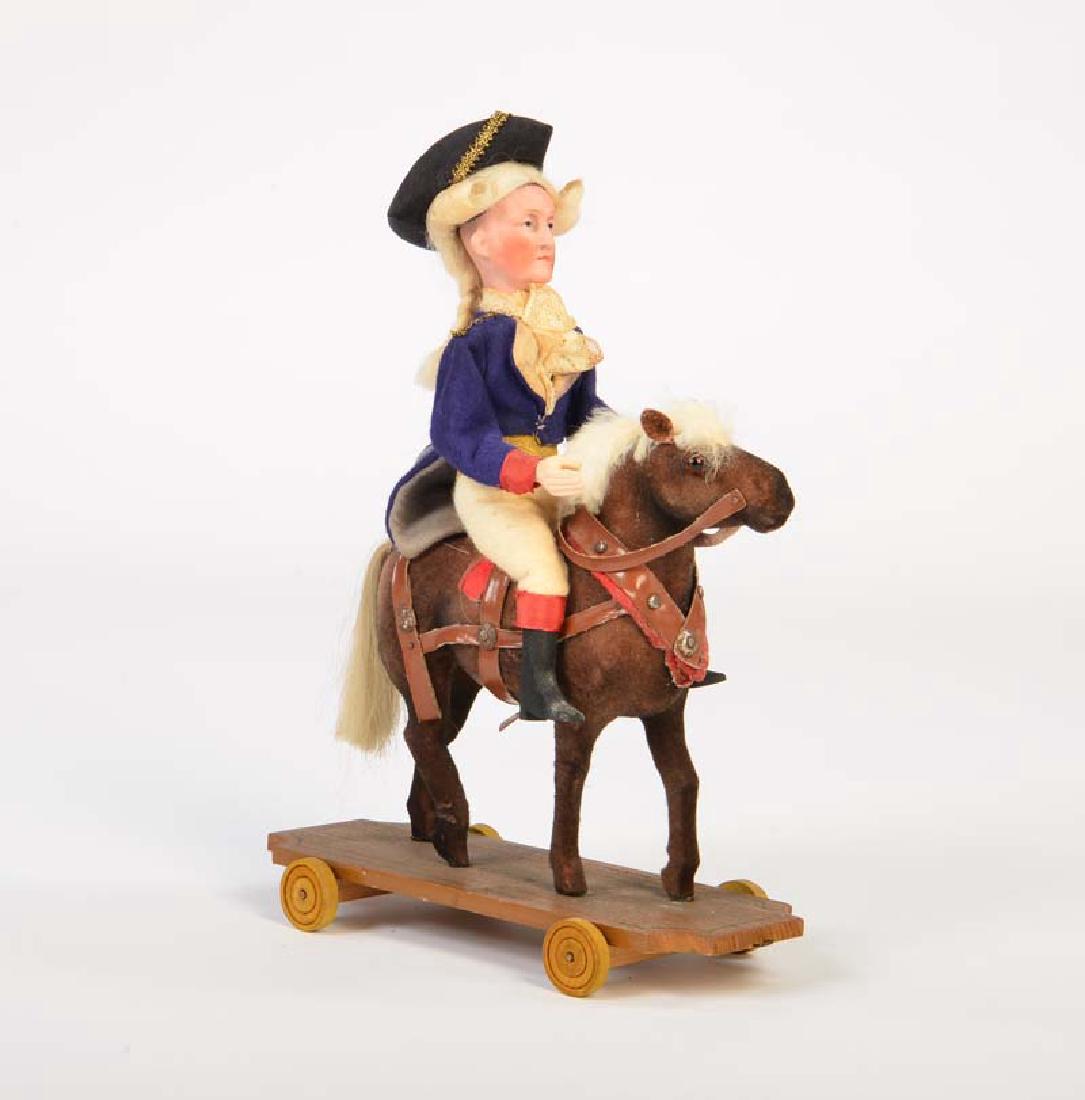 Napoleon mit Porzellankopf auf Pferd (1 of 1)