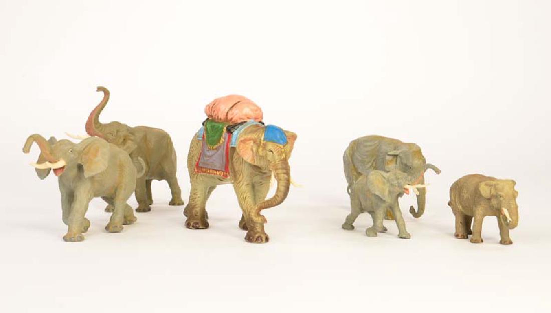 Elastolin u.a., 5 grosse Elefanten (1 of 1)