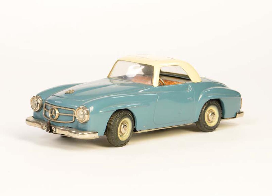 Schuco, Motex: Schuco, Motex, W.-Germany, 22 cm, Blech, UW ok, min. LM, Felgen verformt, Z 2