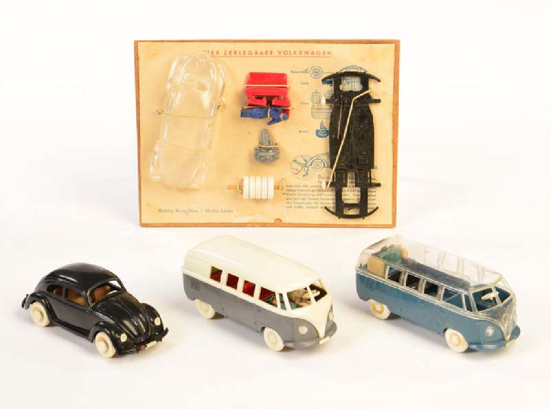 Wiking, 3x VW + 1 Montageauto (1 of 1)