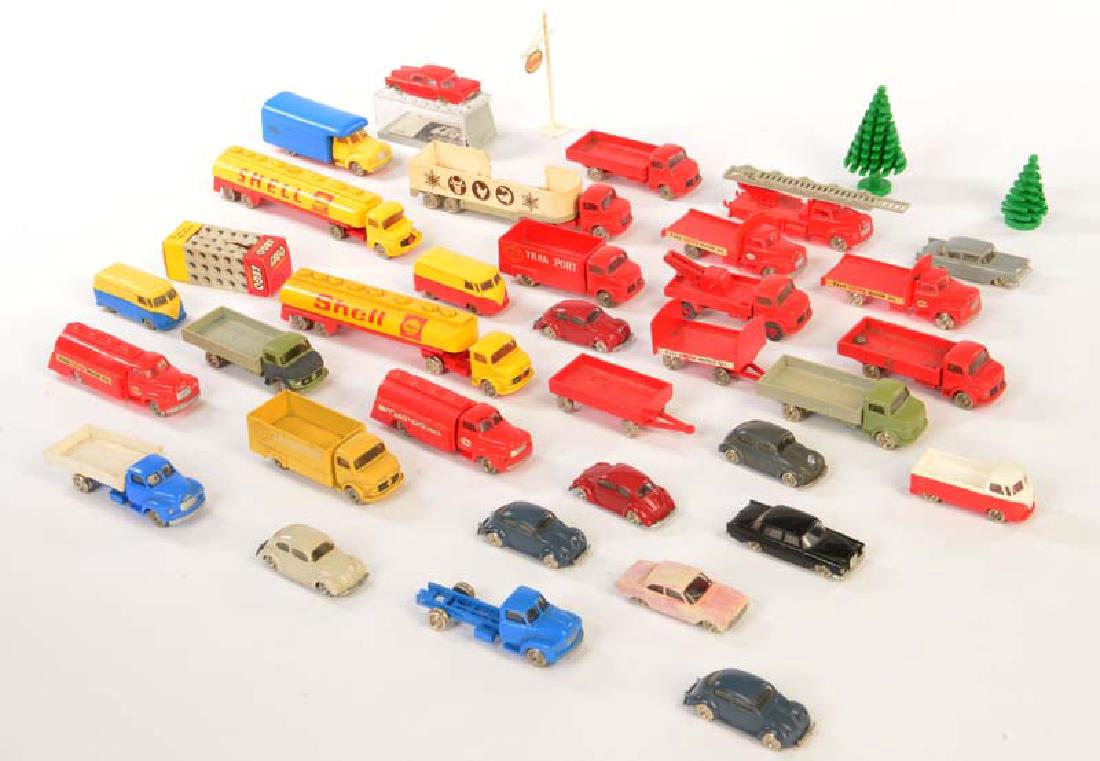 Lego, Konvolut Fahrzeuge: Lego, Konvolut Fahrzeuge, Denmark, 1:87, Kst, gemischter Zustand, bitte besichtigen