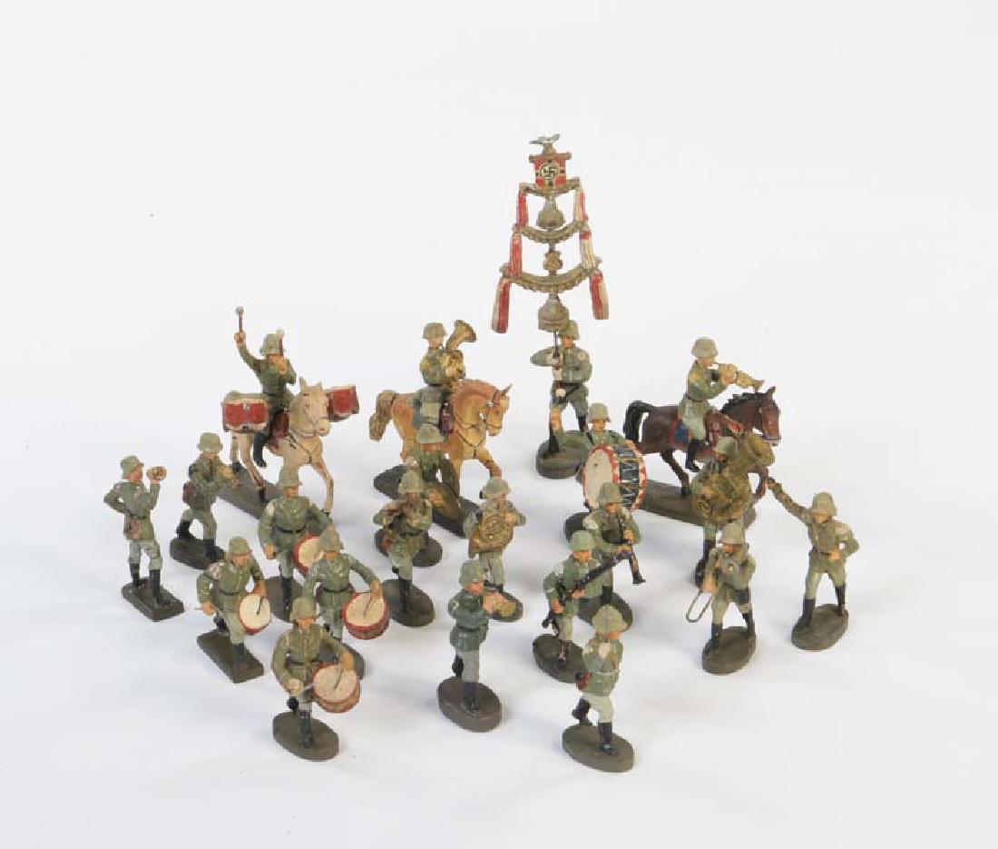 Elastolin, 20 Musiker + Standartentraeger, (1 of 1)