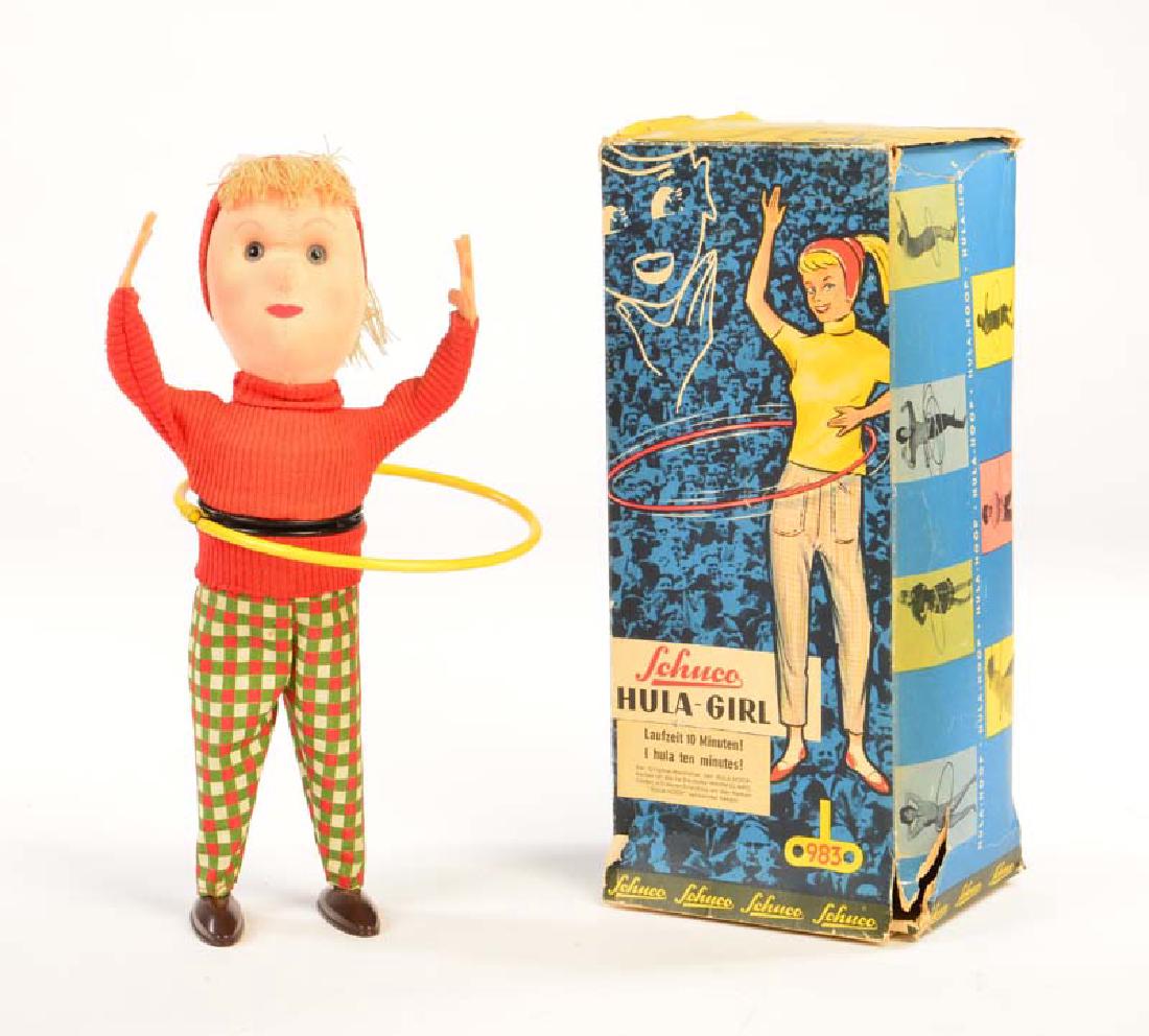 Schuco, Hula Girl: Schuco, Hula Girl, W.-Germany, 29 cm, GemBw, UW schwergaengig, Okt Z 2-, optisch Z 1