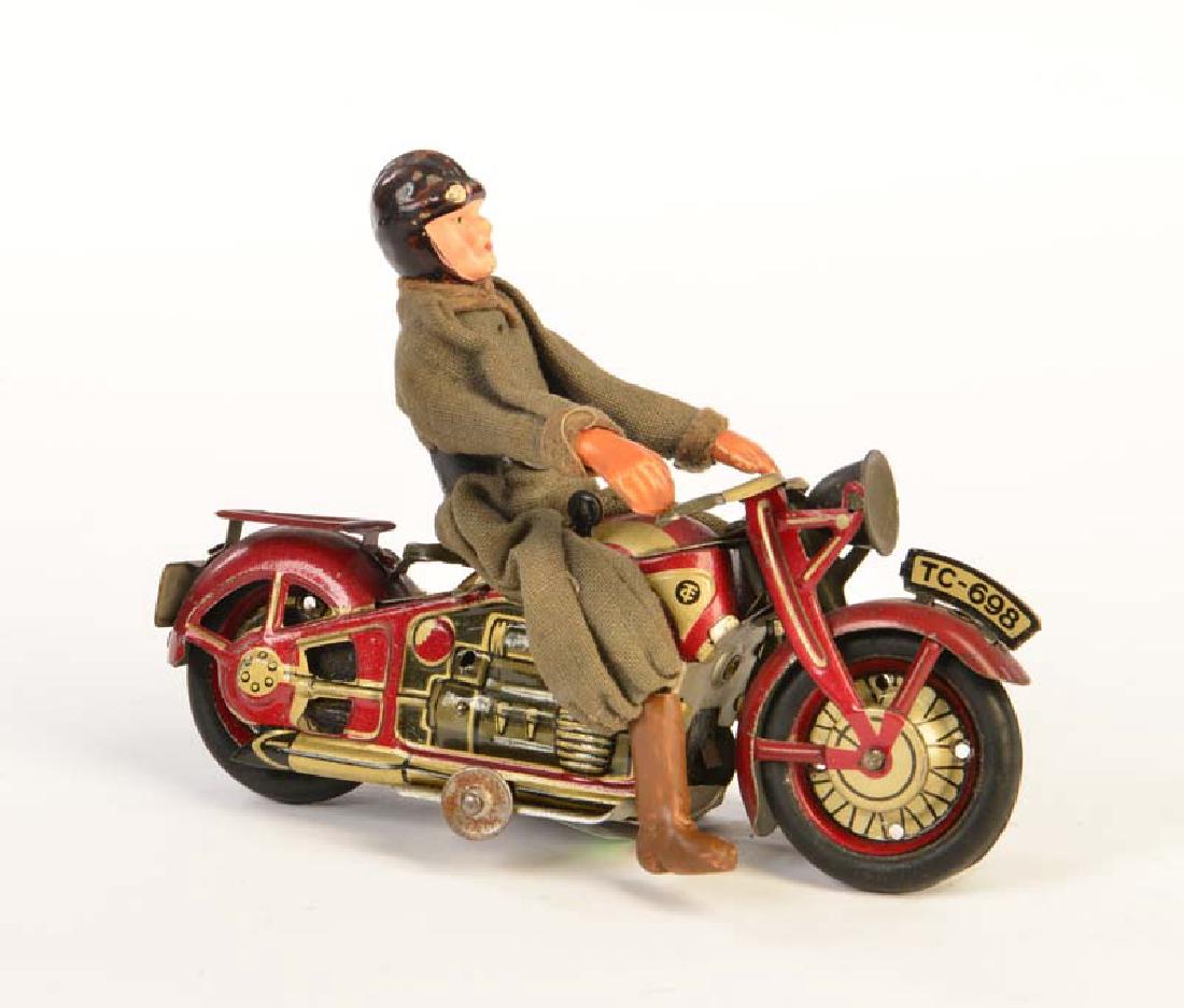 Tippco, Motorrad mit original Fahrer (1 of 1)