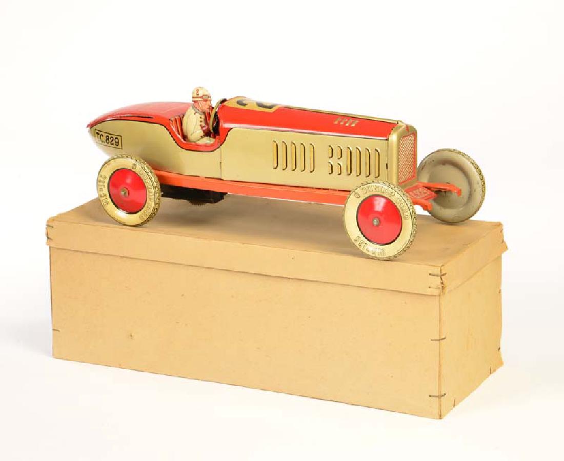 Tippco, Rennwagen: Tippco, Rennwagen, Germany VK, 38 cm, Blech, UW ok, Chrom angelaufen, Okt Z 1-2, Z 1-