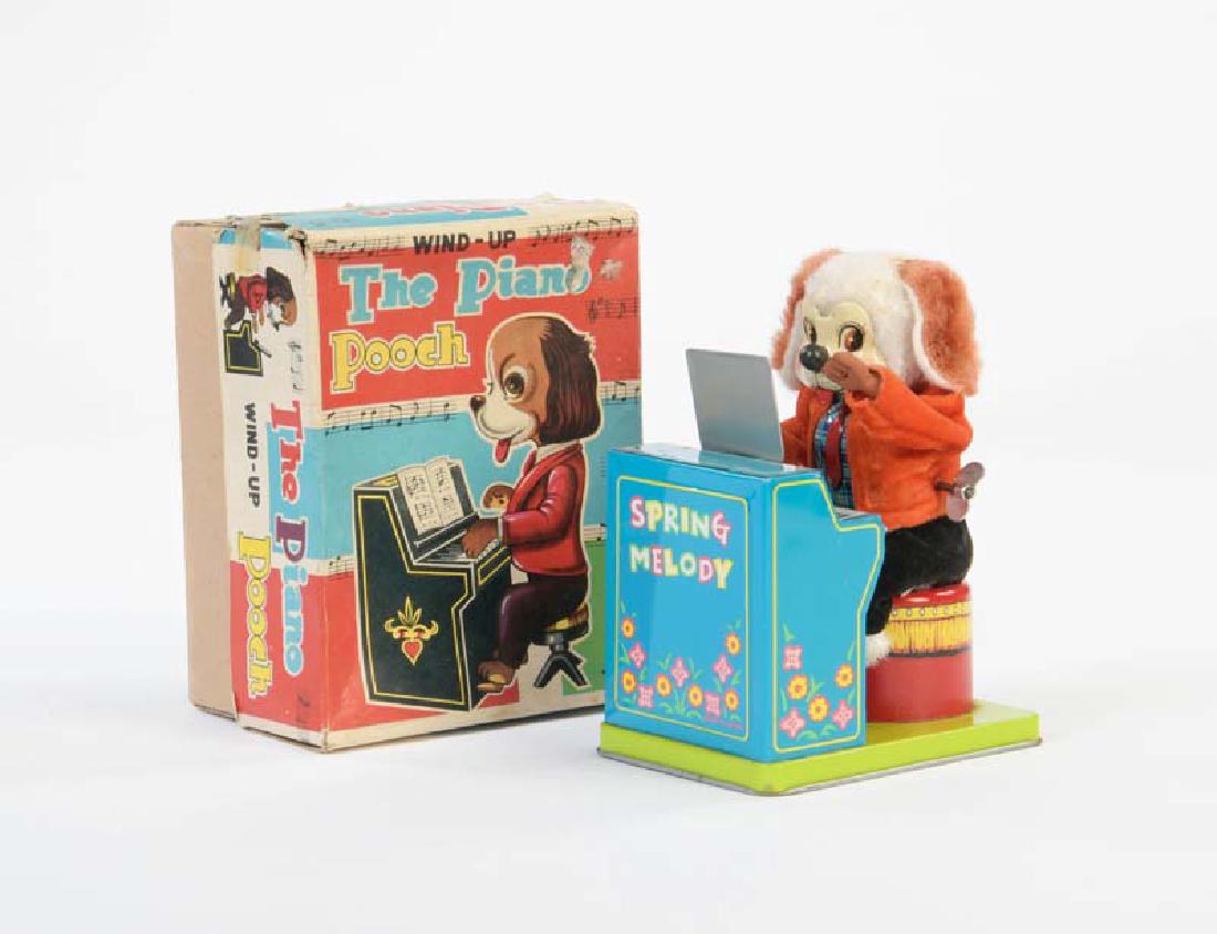 MM, The Piano Pooch,: MM, The Piano Pooch, Japan, H 19 cm, GemBw, UW + Funkt, ok., Okt Z 2, Z 1-