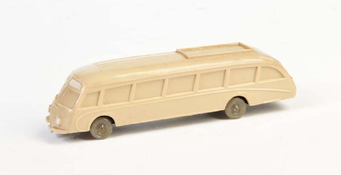 Wiking, Stromlinienbus: Wiking, Streamline Bus, W.-Germany, 1:87, plastic, axles rusty, otherwise very good condition