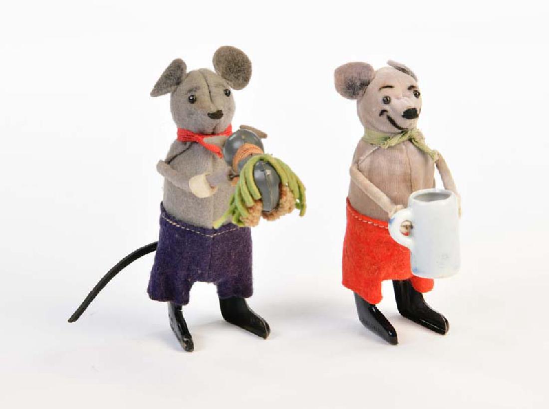 Schuco, Maus mit Krug + Maus mit Kind (1 of 1)