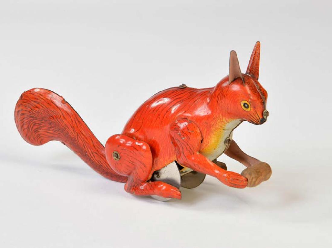 Blomer + Schueler, Eichhoernchen: Blomer + Schueler, Squirrel, Germany pw, tin, cw + function ok, very rare, C 2