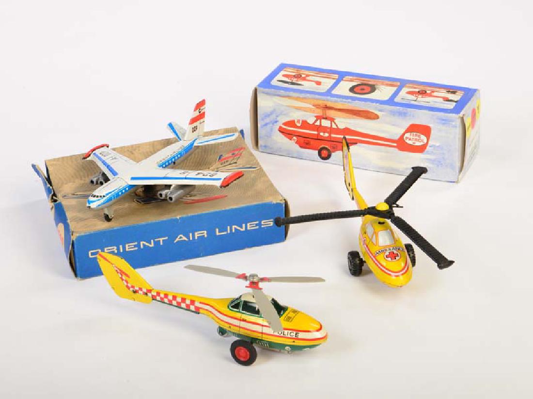 Plasticart u.a., 2 Hubschrauber + 1 Flugzeug (1 of 1)