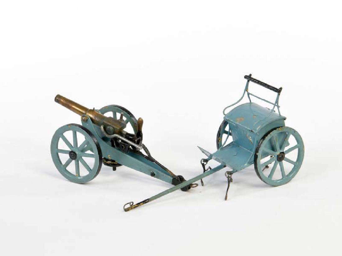 Marklin, Militaergespann: Marklin, Military Pair, Germany pw, tin, paint not original