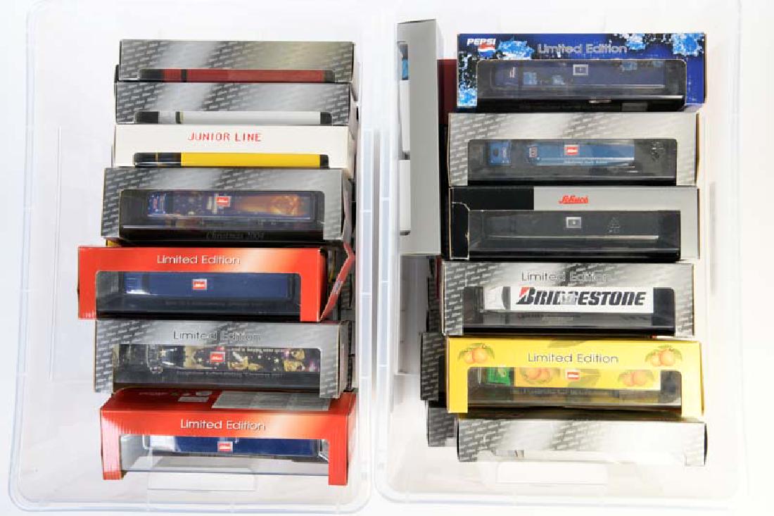 Schuco, 70 LKWs: Schuco, 70 Trucks, 1:87, plastic, diecast, box C 1, C 1