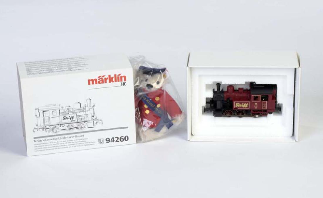 Steiff, Zugfuehrer Set: Steiff, Conductor Kit, Germany, gauge H0, original package, with certificate, C 1