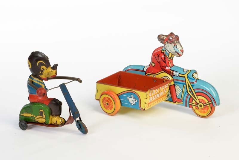 Hase auf Motorrad + Mickey "Easter Bunny Delivery" (1 of 1)