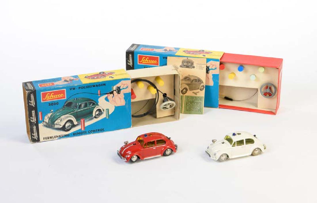 Schuco, 2 Fernlenkautos VW Kaefer (1 of 1)