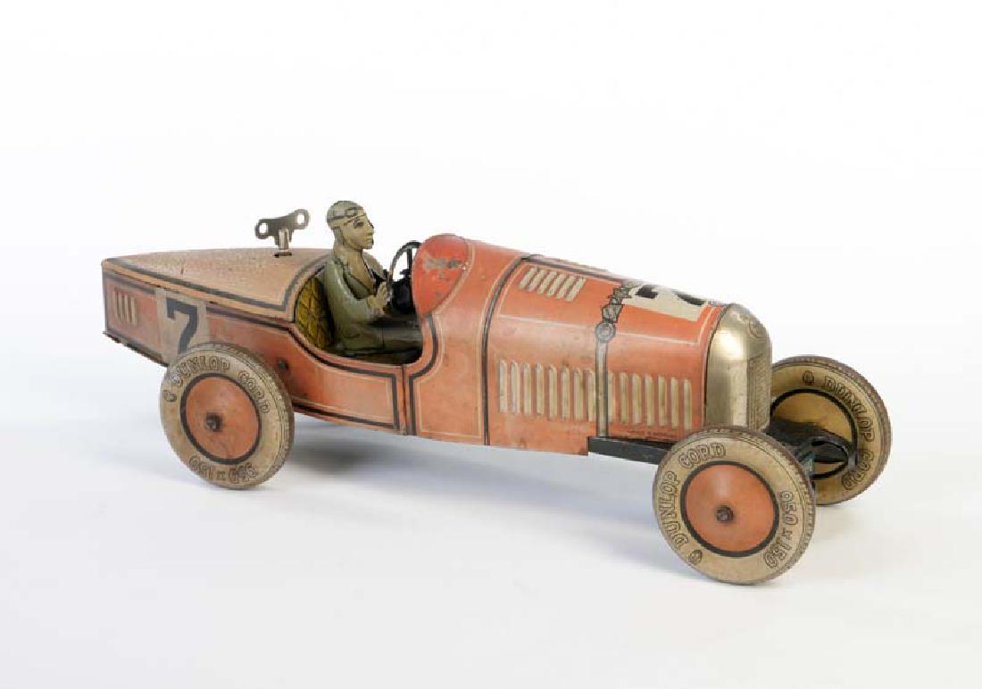 Tippco, Rennwagen: Tippco, Racing Car, Germany pw, tin, cw ok, paint d., not restored, original condition