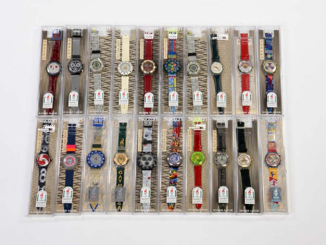 Swatch, 20 Uhren 90er Jahre (1 of 1)