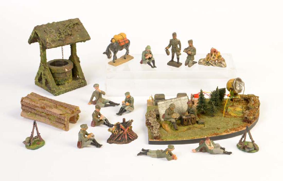 Elastolin, Lineol: Soldaten, Lagerleben u.a., 7 cm (1 of 1)