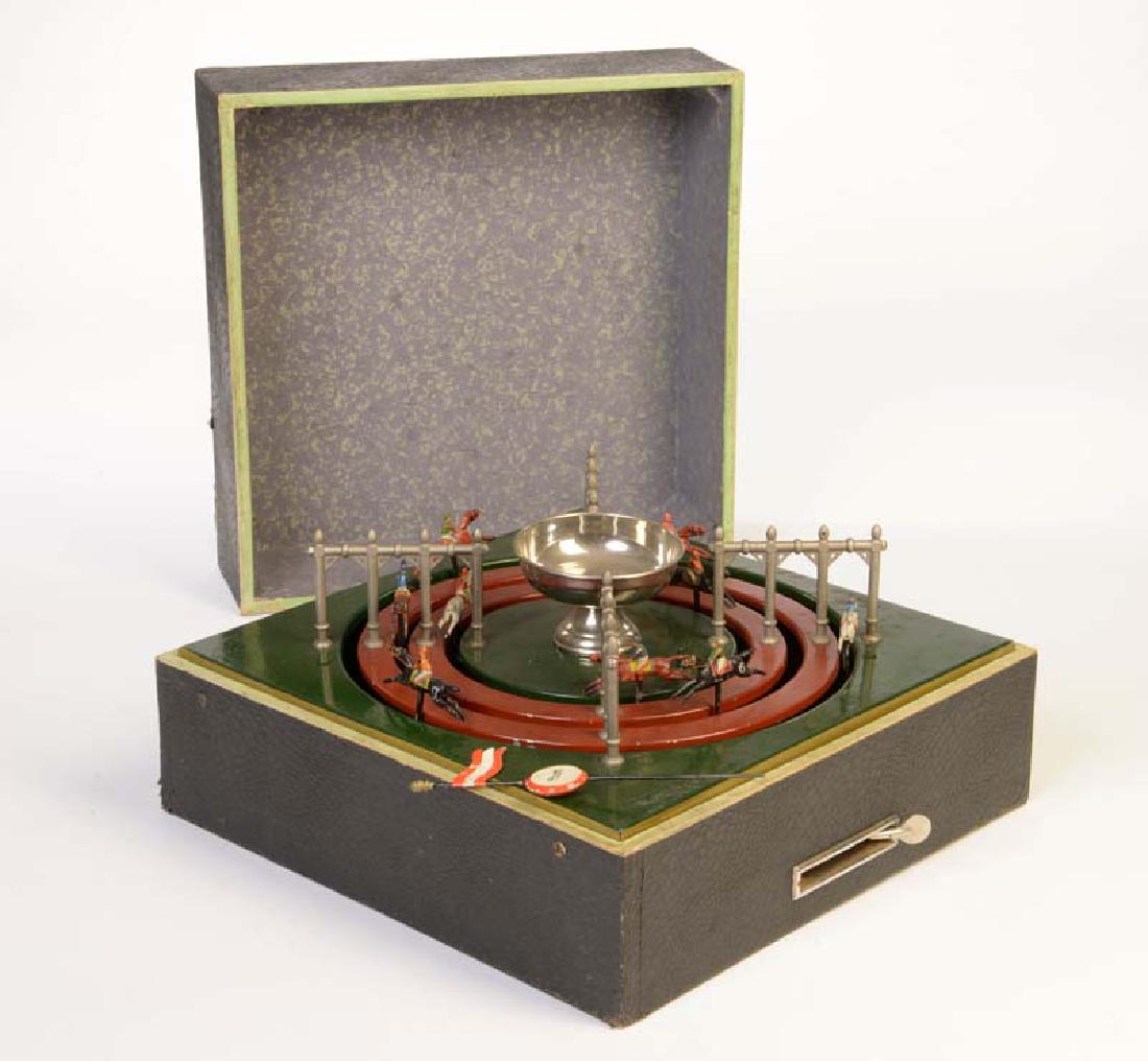 Marklin, Pferderennspiel: Marklin, Horse Race Game, Germany pw, tin, function ok, box C 1-2, C 1-