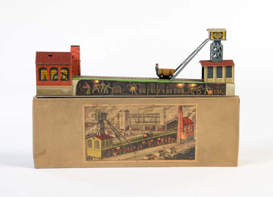 Arnold, Lorenbahn: Arnold, Tipper Track, Germany, tin, cw ok, box C 1-, C 1