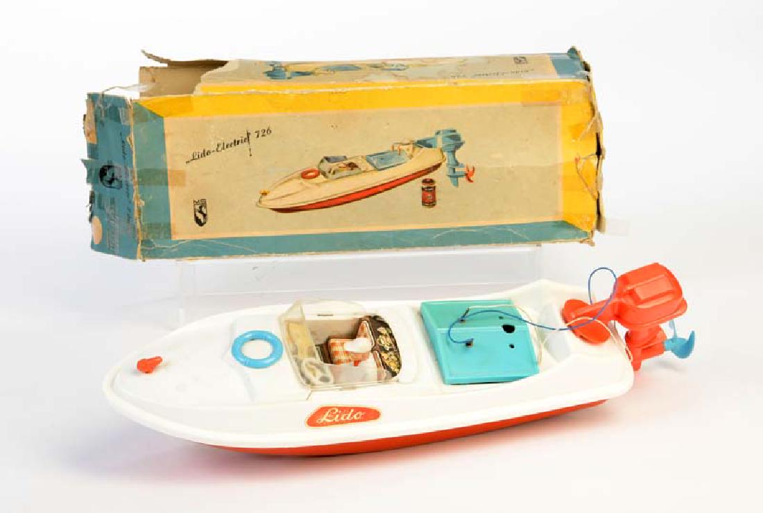 MS, Speedboat "Lido": MS, Speedboat "Lido", 39 cm, Kst, Funktion nicht geprueft, Okt Z 3-4, bespielt, Z 2-3