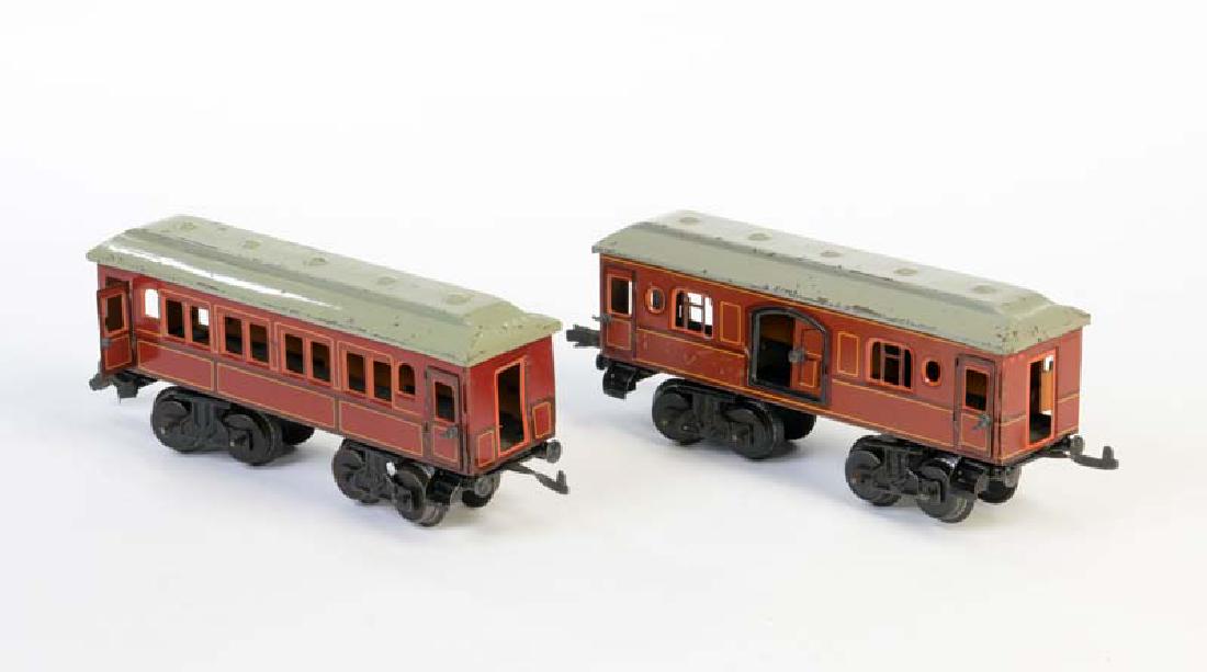 Bub, 2 Wagen (4 achsig in rot) (1 of 1)