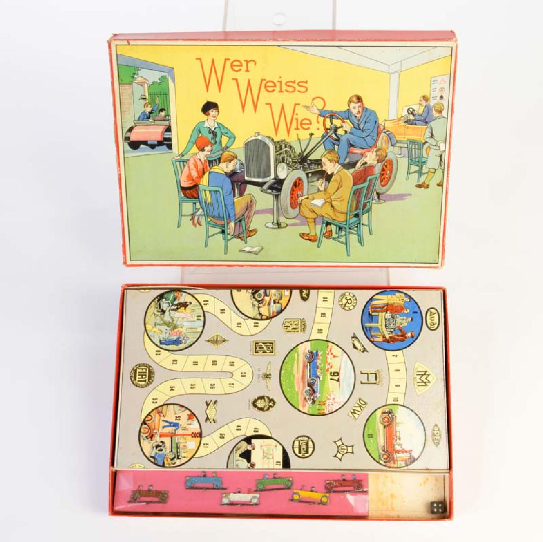 Gesellschaftsspiel "Wer weiss wie?": Gesellschaftsspiel "Wer weiss wie?", 41x28 cm, GemBw, komplett, guter Zustand, Z 2