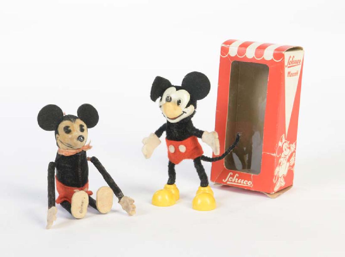 Schuco, Mascott Mickey Mouse + Purzel Mickey Mouse (1 of 1)