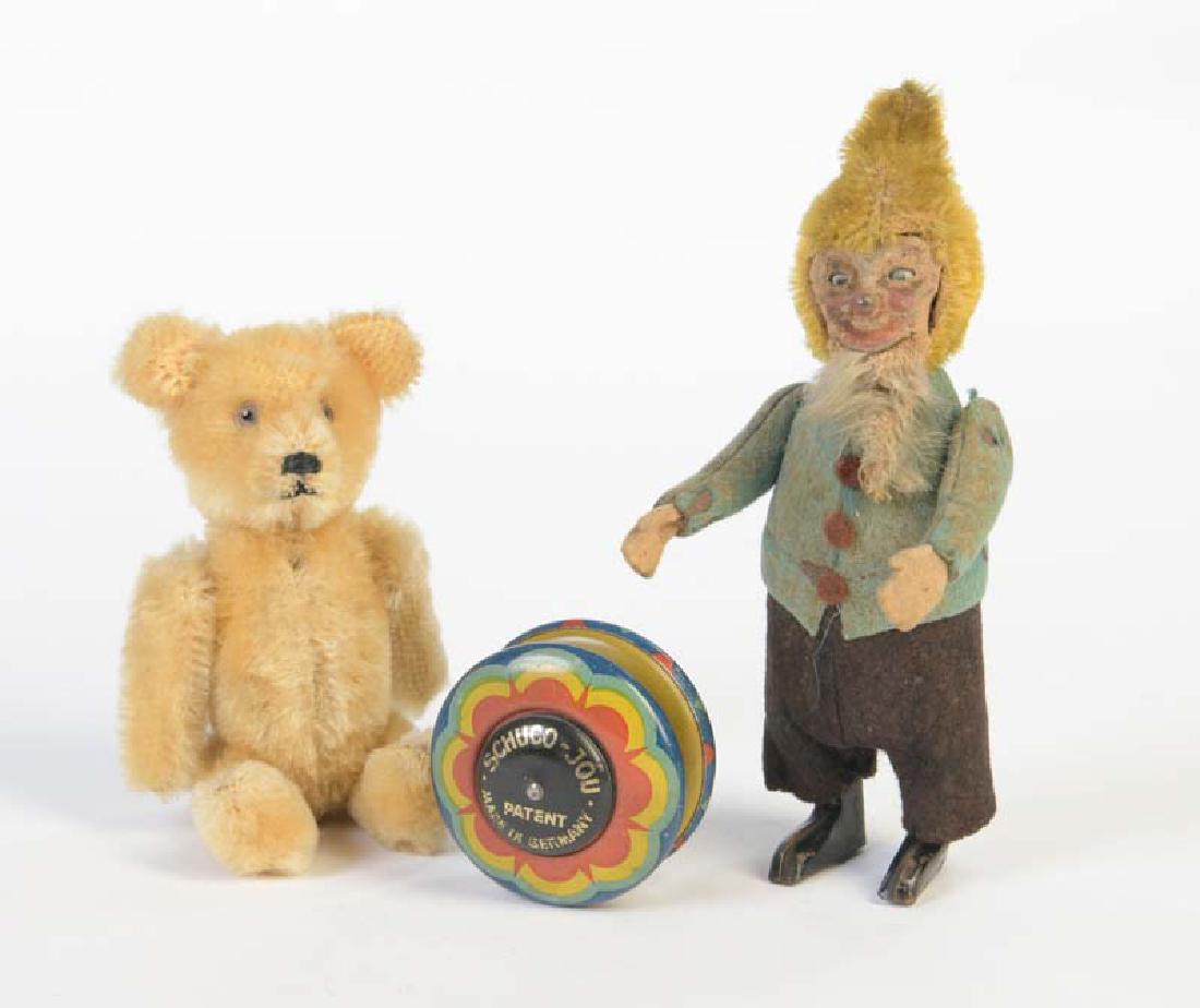 Schuco, Jojo + 2 Figuren mit Maengeln, Zwerg + Baer (1 of 1)