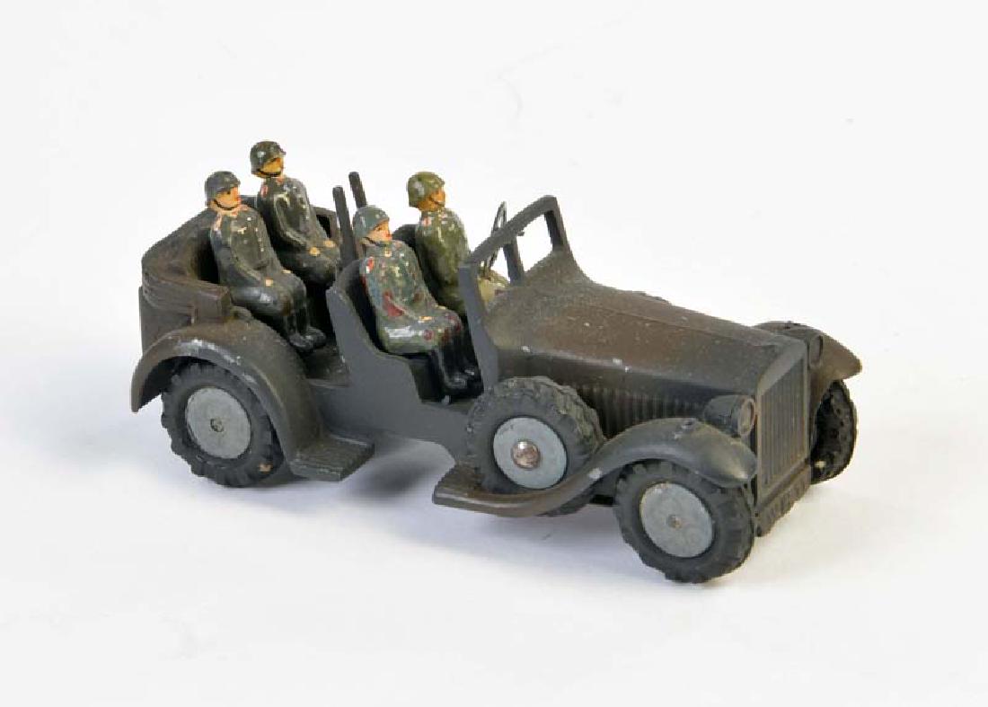 Marklin, Kuebelwagen: Marklin, Bucket Car, Germany pw, 1:43, diecast, flags missing, min. crack, C 2-