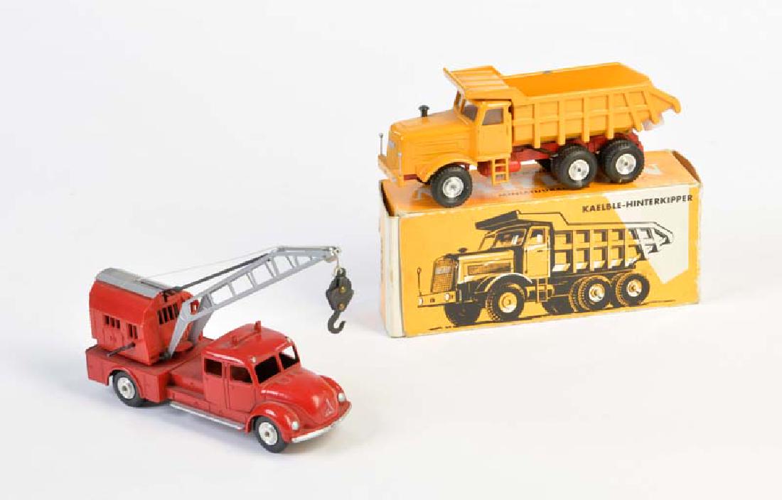 Marklin, Kipper + Kranwagen (1 of 1)