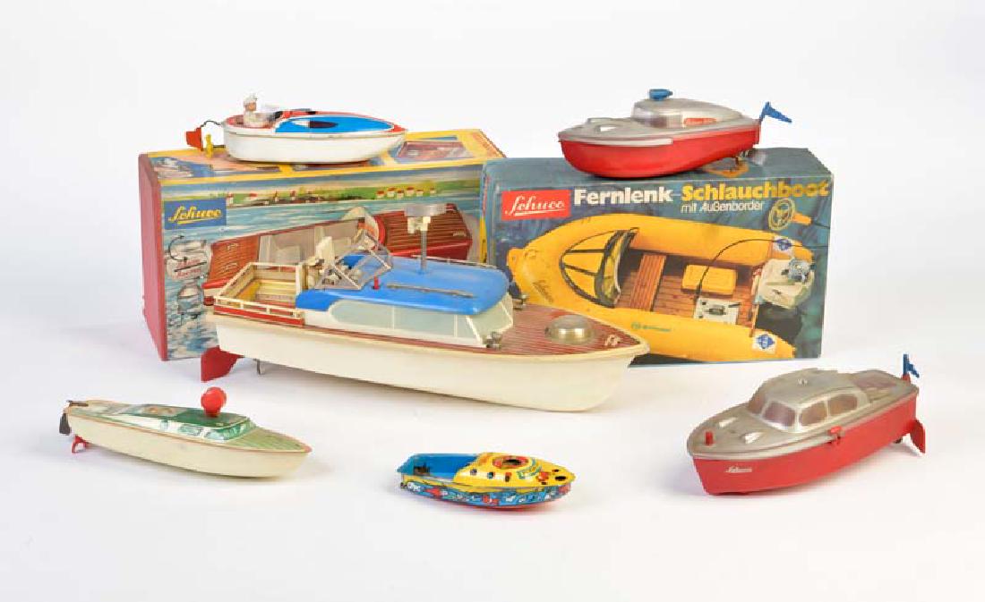 Schuco u.a., Konvolut Boote (1 of 1)