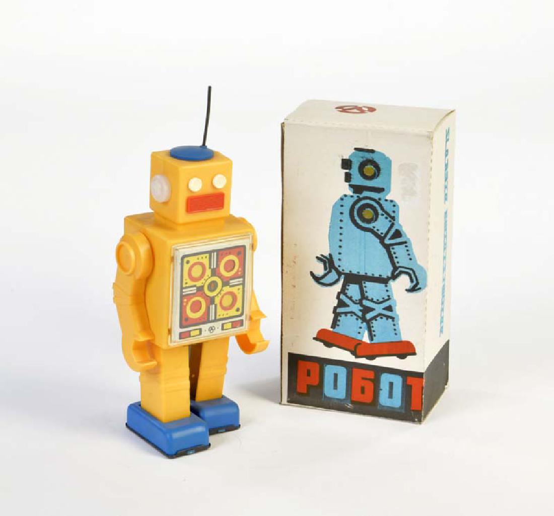 Roboter: Robot, USSR, plastic, cw ok, box C 1-, C 1