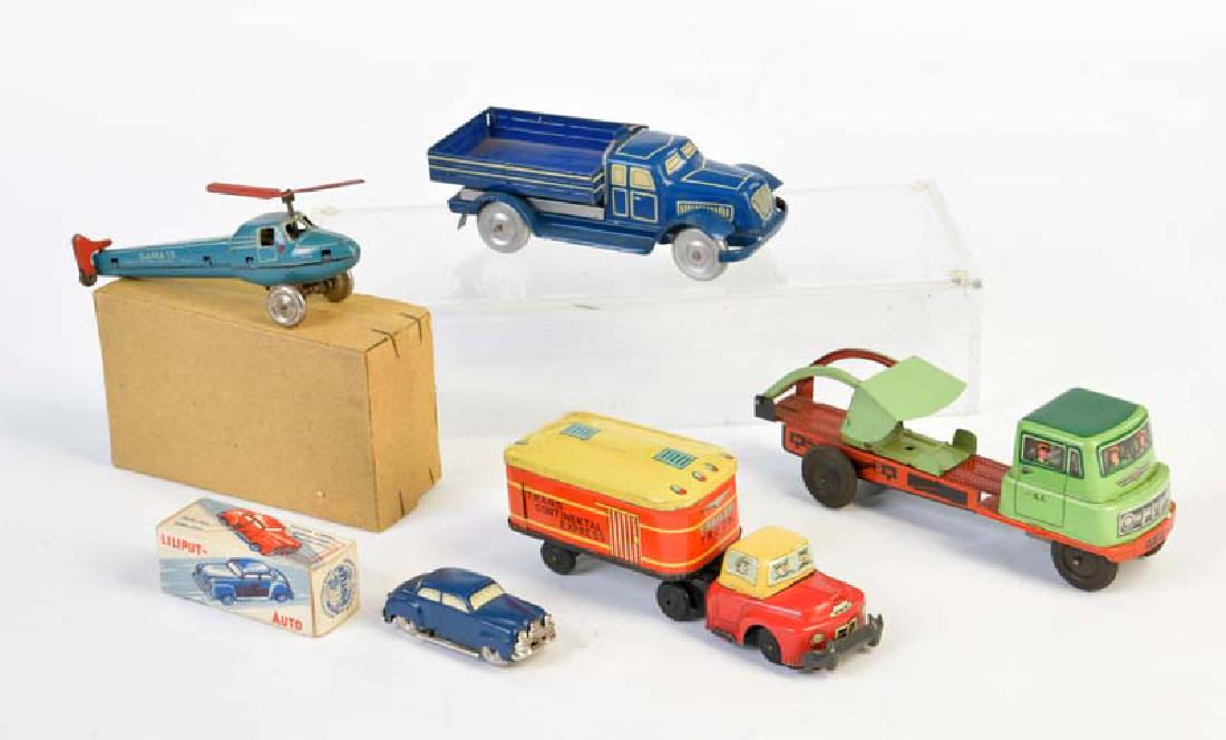 Distler, Gama u.a., Truck, Liliput Auto, Helikopter (1 of 1)