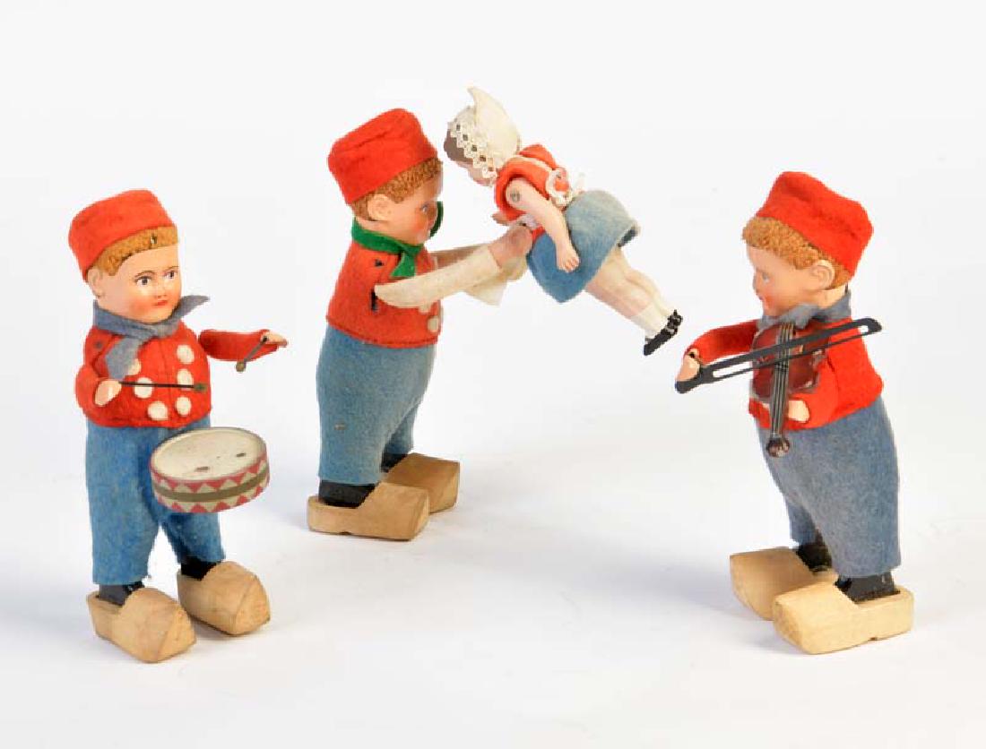 Schuco, Hollaender mit Geige, Hollaender mit  Kind + (1 of 1)