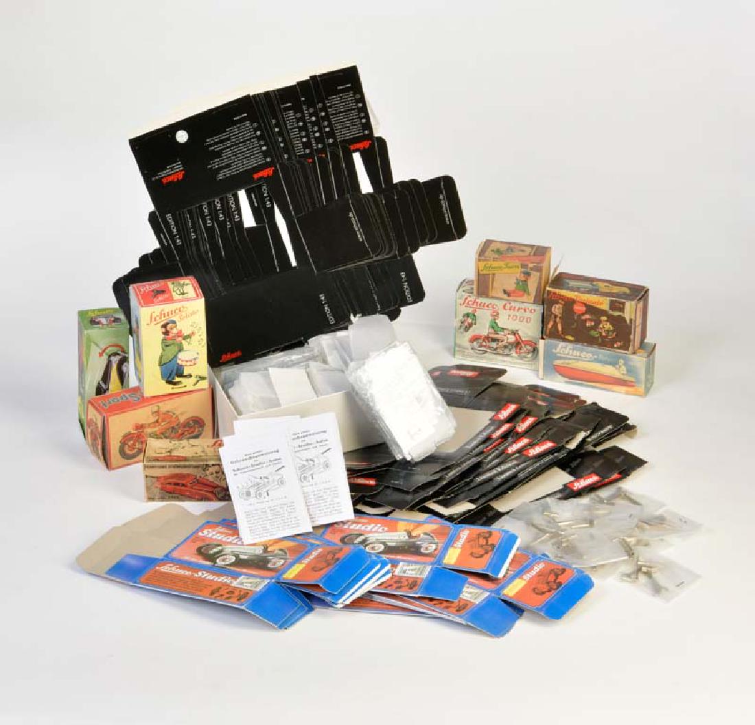 Schuco, GroÃŸes Konvolut Kartons, Blister, Reproboxen (1 of 1)