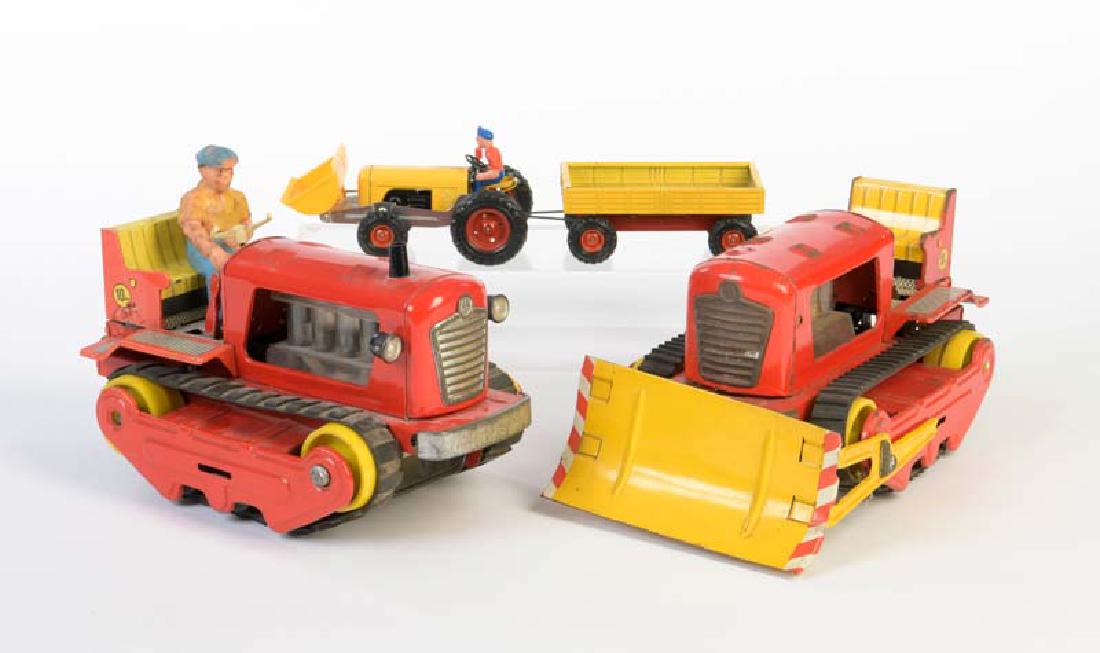 Kellermann u.a., 3 Planierraupen + 1 Anhaenger (1 of 1)