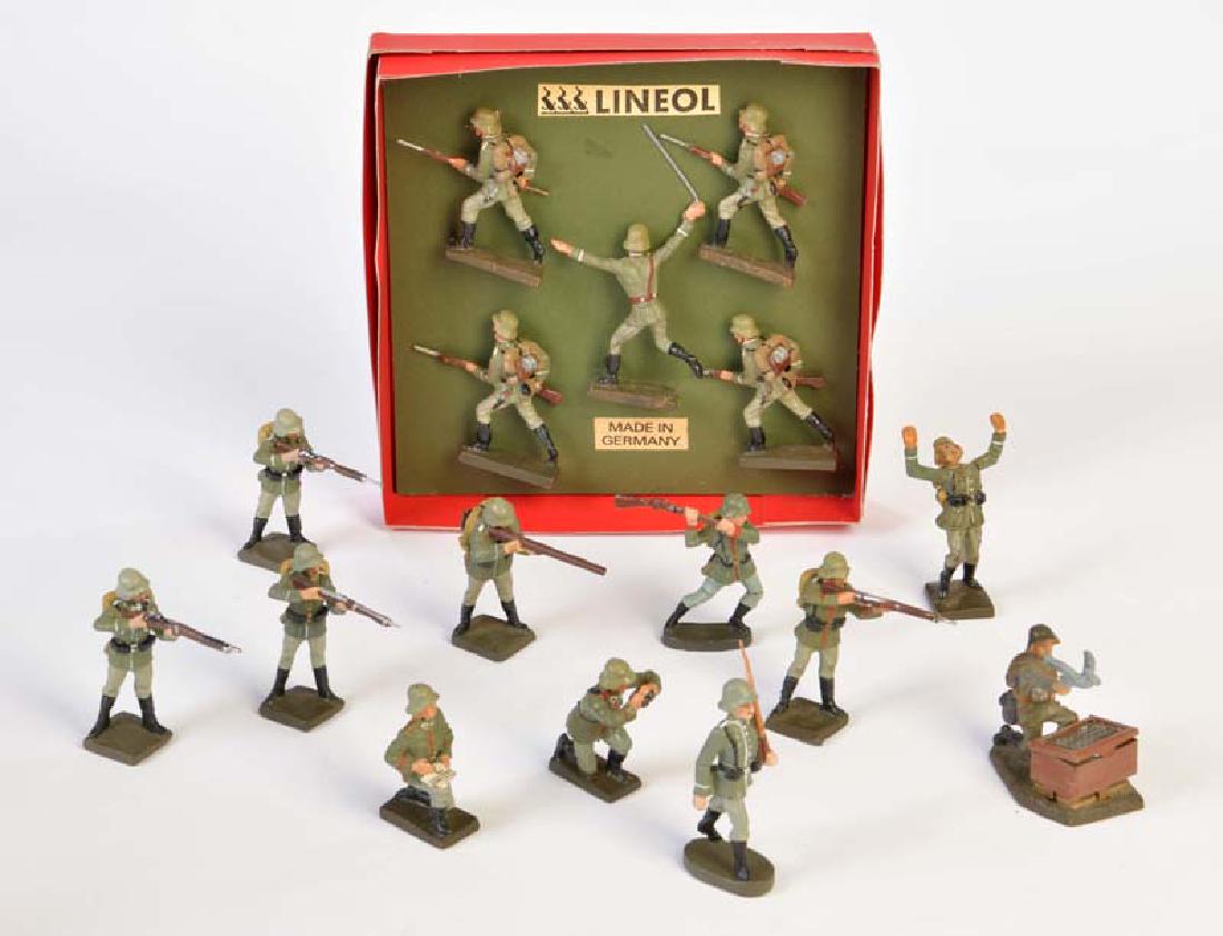 Elastolin, Lineol, 16 kaempfende Soldaten (1 of 1)