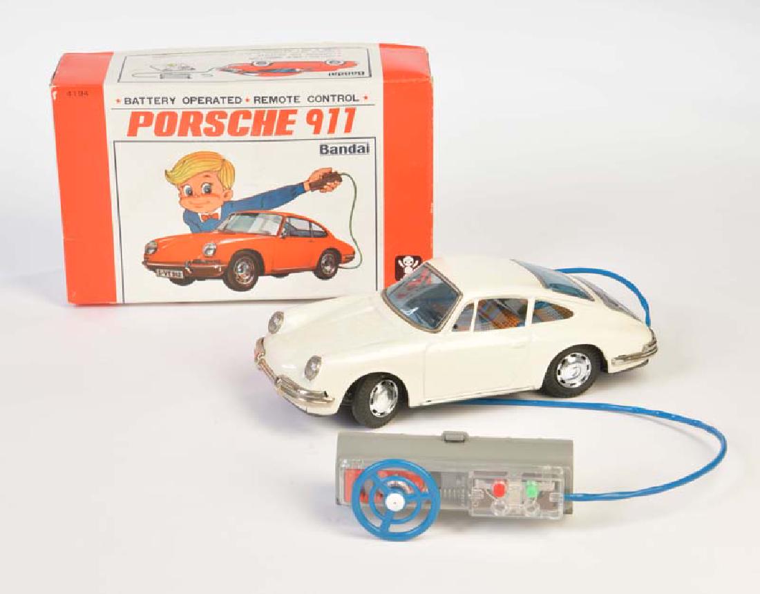 Bandai, Porsche 911: Bandai, Porsche 911, Japan, 26 cm, Blech, Bat. Antrieb ok, Okt Z 1-, Z 1
