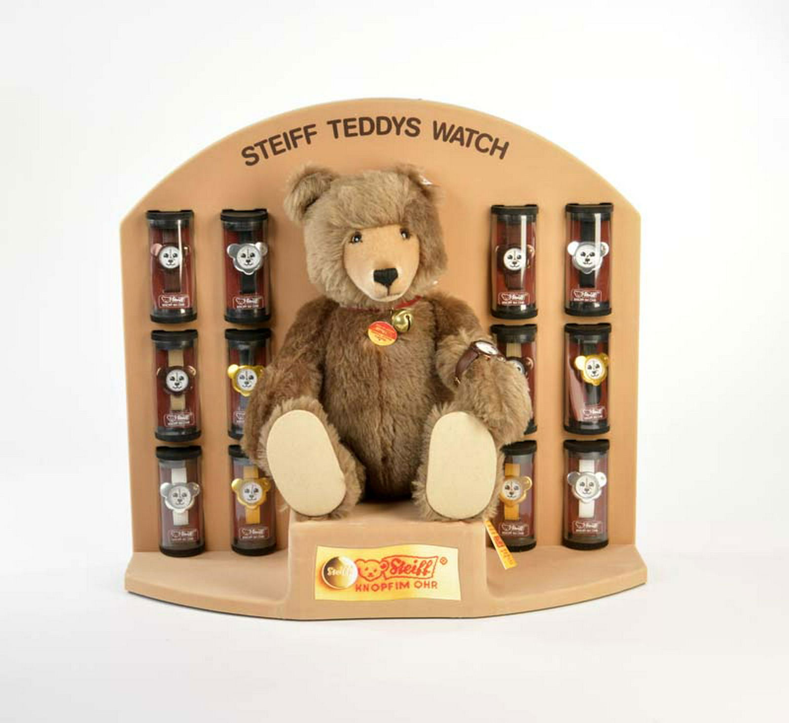 Steiff, Watch Teddy mit Uhr + 12 Steiff Uhren in (1 of 1)