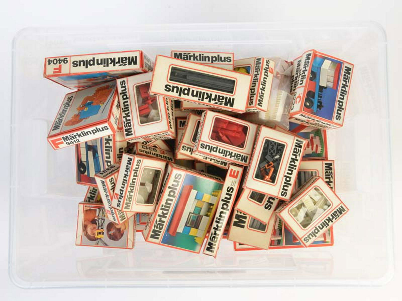 Maerklin, Konvolut Maerklin Plus: Maerklin, Bundle Maerklin Plus, W.-Germany, plastic, original boxes, C 1/1-
