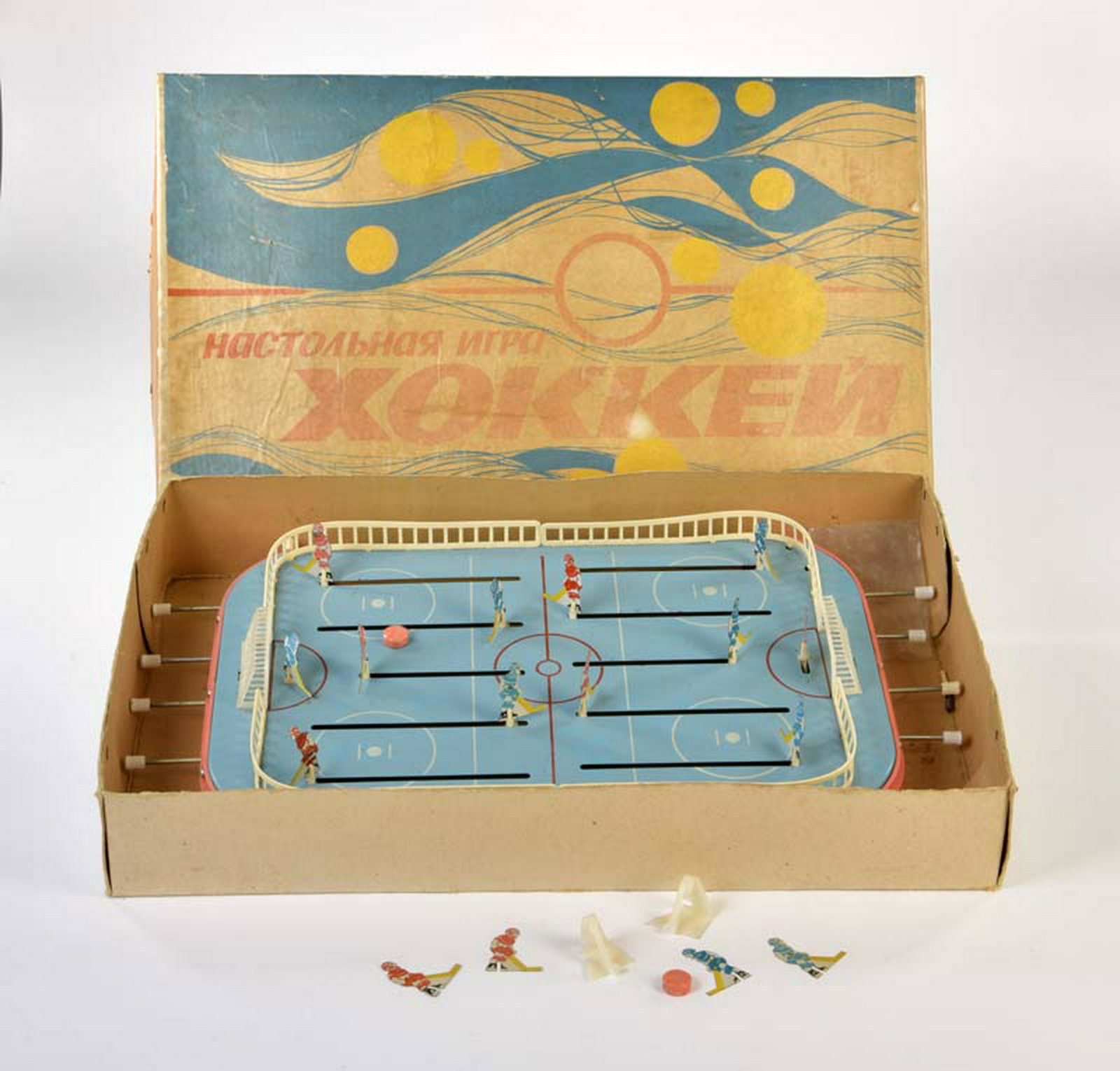 Eishockey Spiel: Ice Hockey Game, UssR, tin, box C 2 , C 2