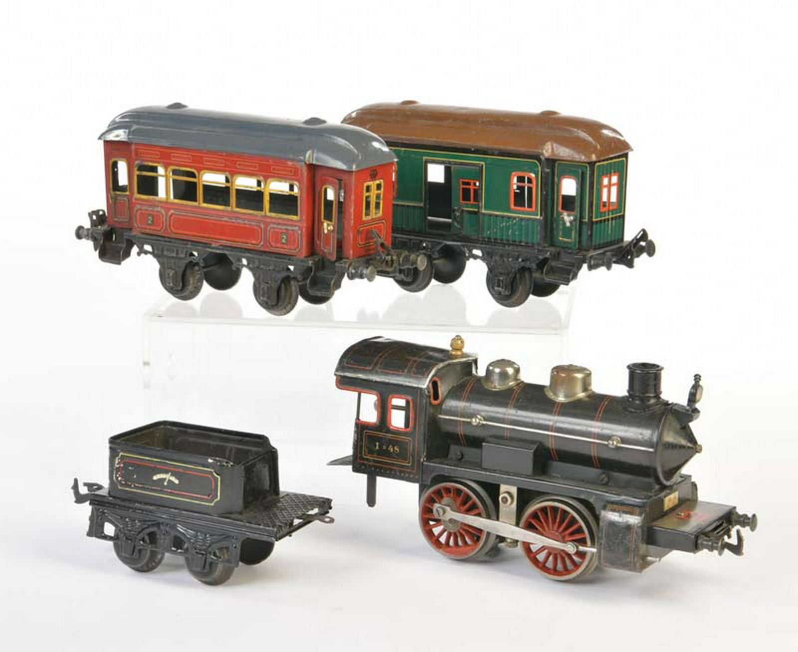 Bing, Spur 1 Lok mit Tender + 2 Wagen (1 of 1)
