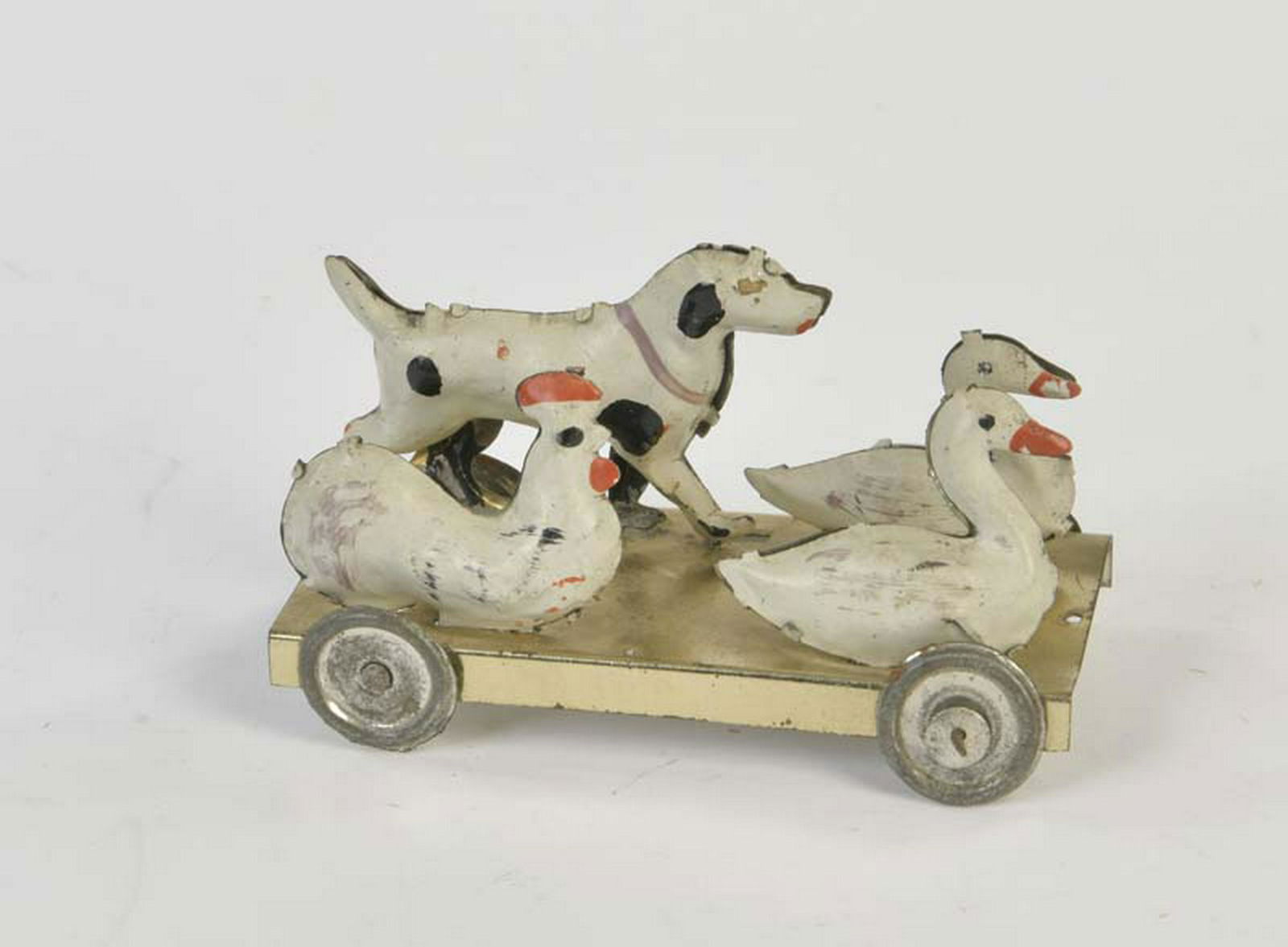 Pennytoy, Hund + 3 Enten (1 of 1)